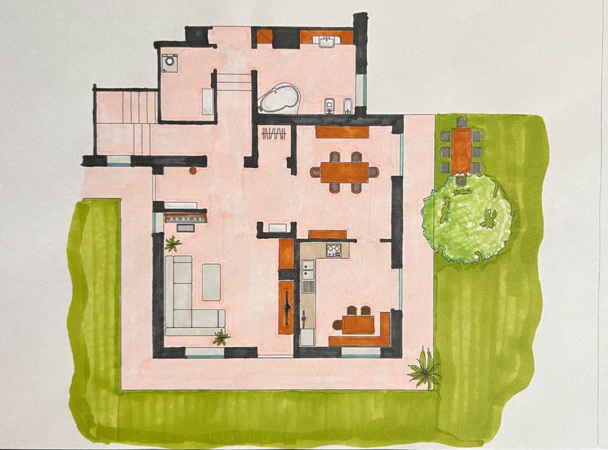 Villa Mara - Aosta - 200 Mq - Wifi - Jacuzzi - Parcheggio - Giardino 外观 照片